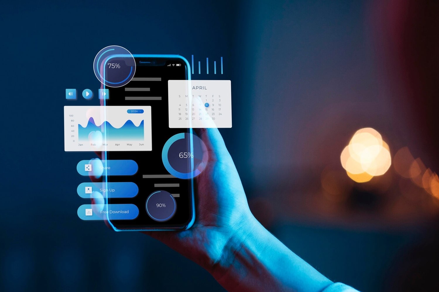 Smart Digital Automation interface displaying workflow automation